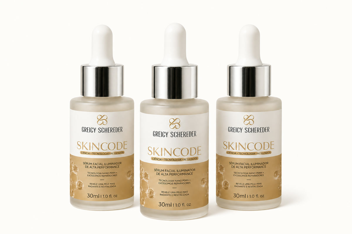 Combo SkinCode com três frascos de 30 ml