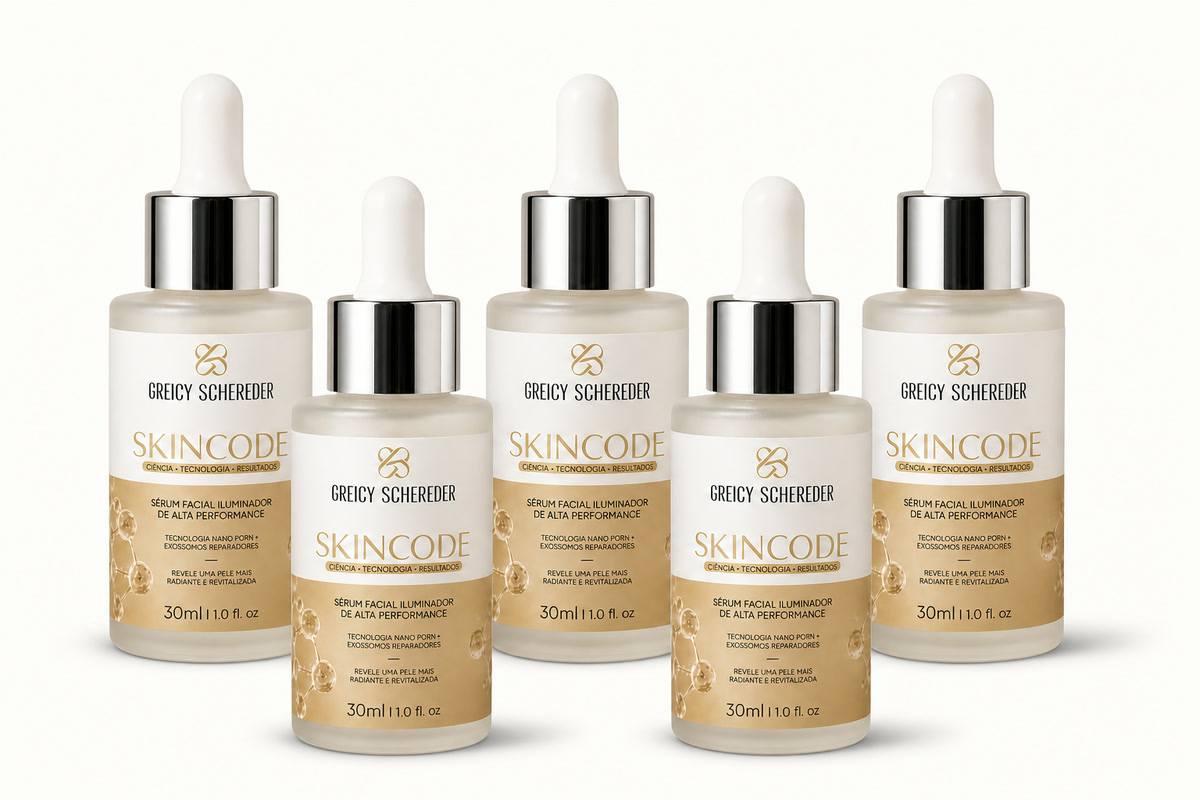Combo SkinCode com cinco frascos de 30 ml